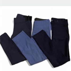 Stylish Blue and Black Pants Set